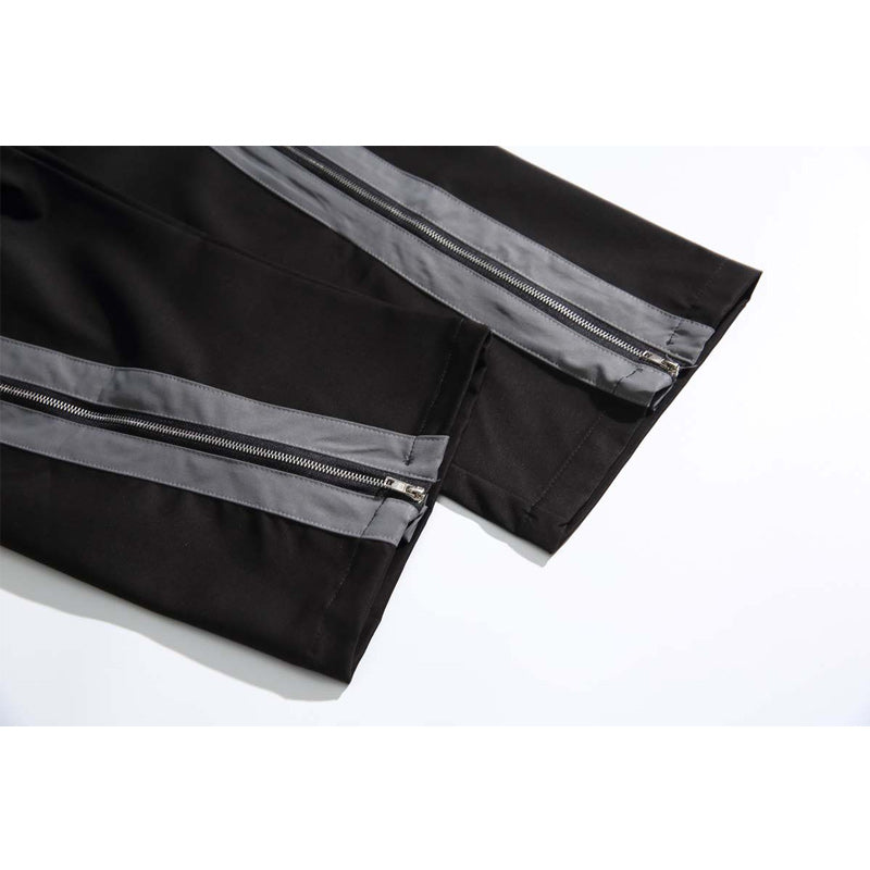 Zipper Fashion Cargo Casual Pants