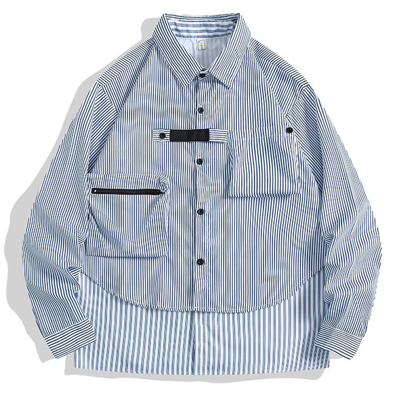 New for Spring: 3D Pocket Layered Border Shirt