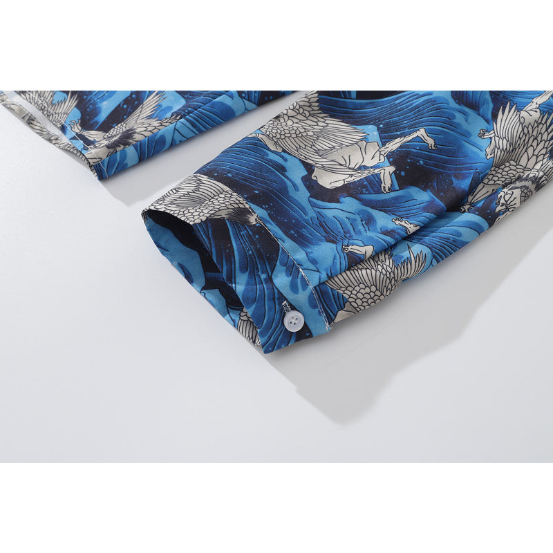 New Autumn Print Long Sleeve Shirt