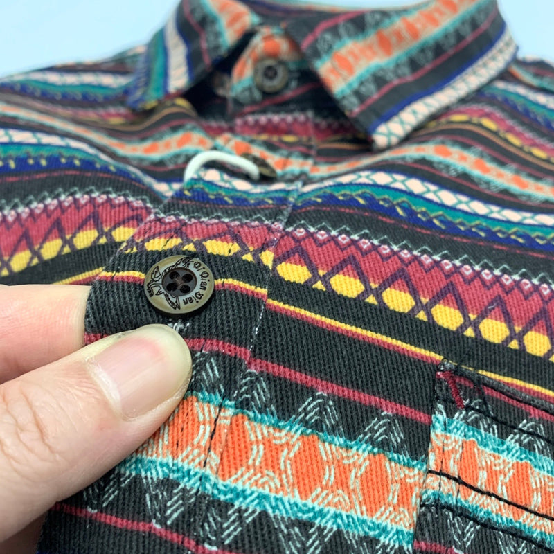 New for Spring: Vintage Ethnic Striped Shirt