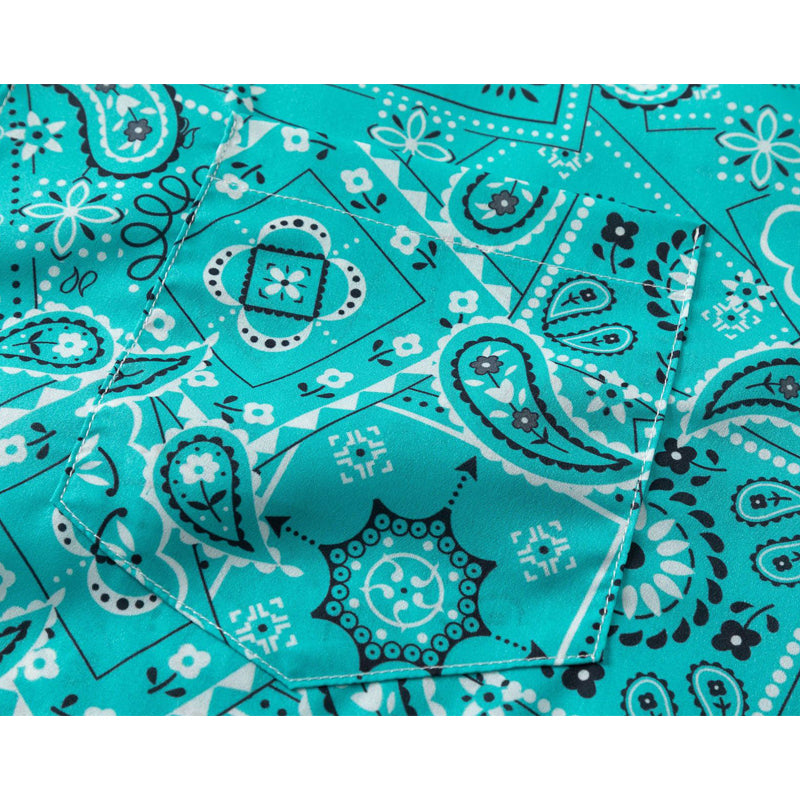 New for summer: Cashew nut floral print short-sleeved shirt