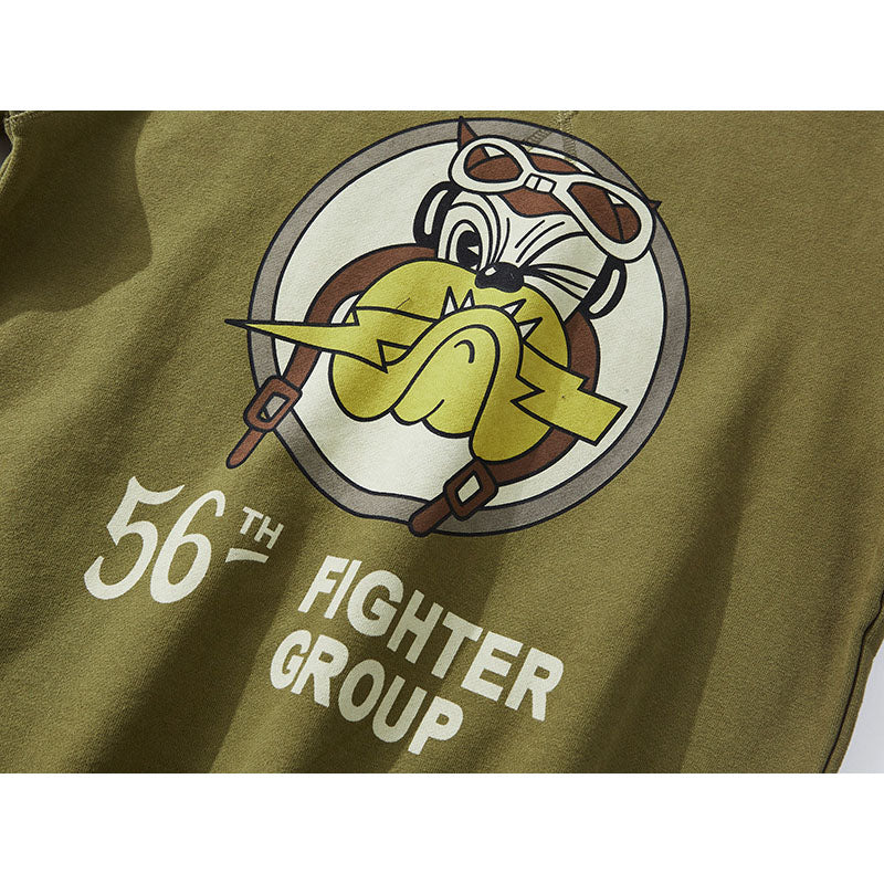 American Casual 490G Round Neck Pullover Hoodie