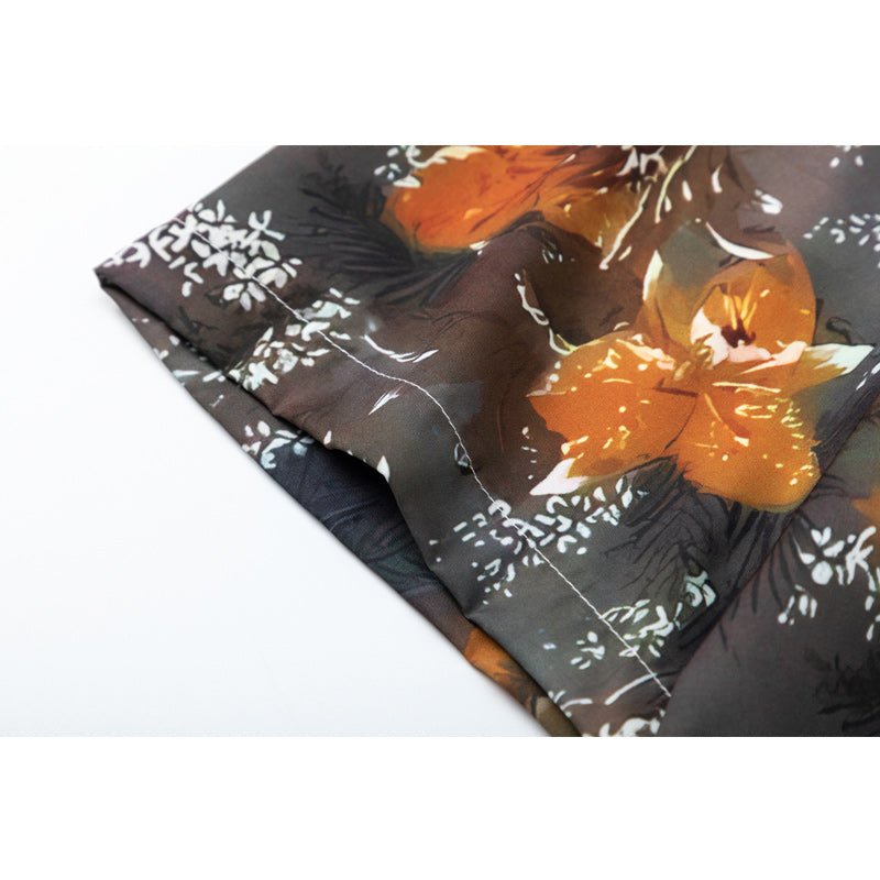 Summer Hawaiian Print Short Sleeve Shirt