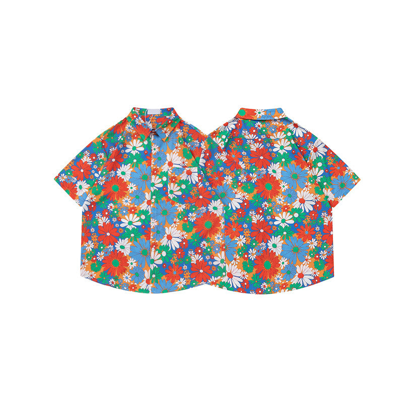 New for summer: ALOHA floral print short-sleeved shirt