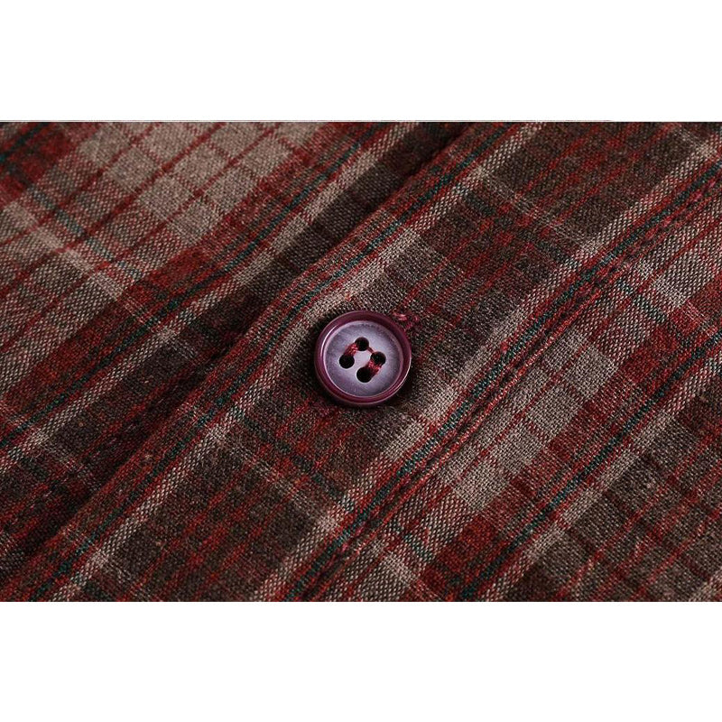 Classic check work short sleeve shirt