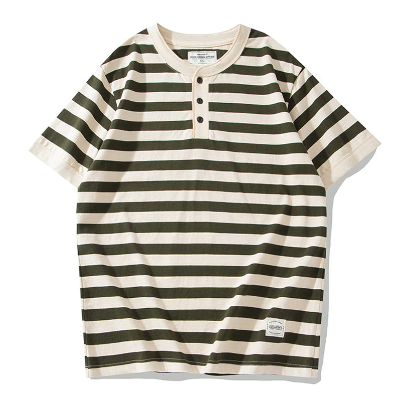 夏新作アメカジボーダーTシャツ henry shirt TEE