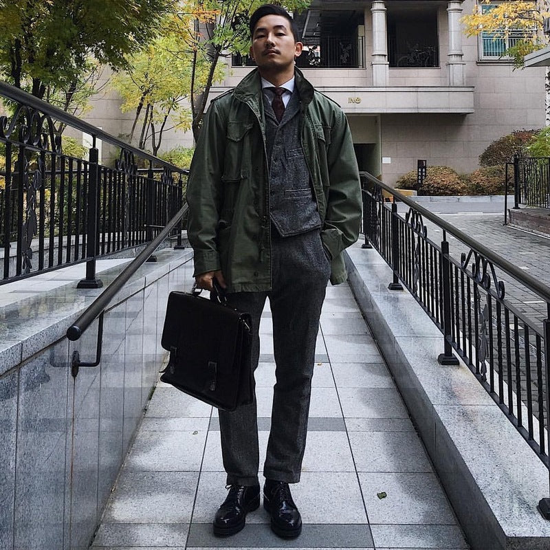 4-pocket M65 vintage trench jacket