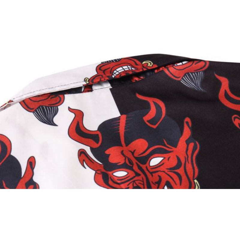 New for summer: Devil print short sleeve shirt
