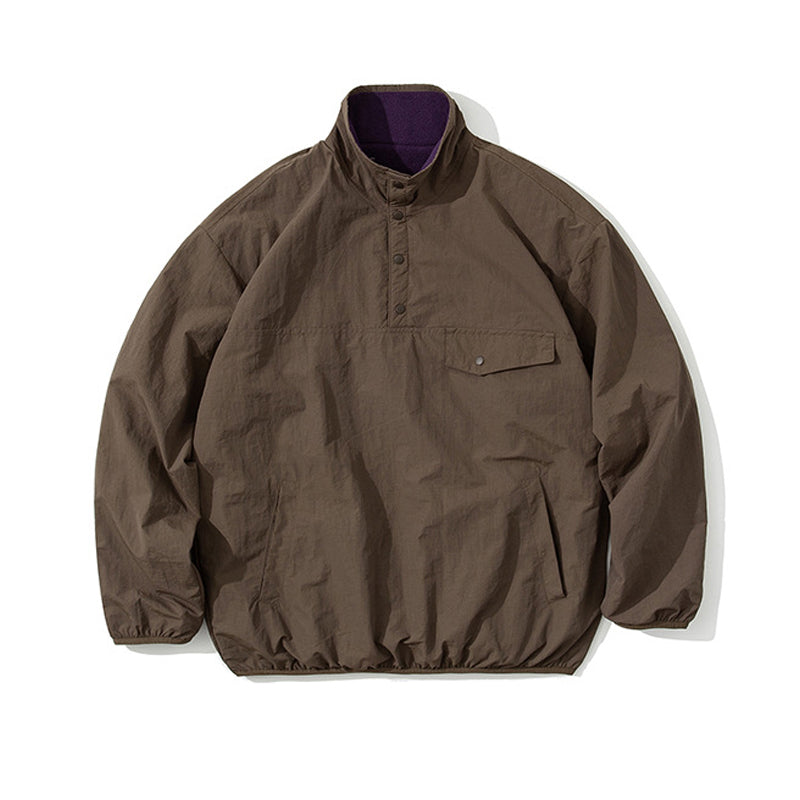 2-in-1 suede jacket, casual, double-sided, warm coat