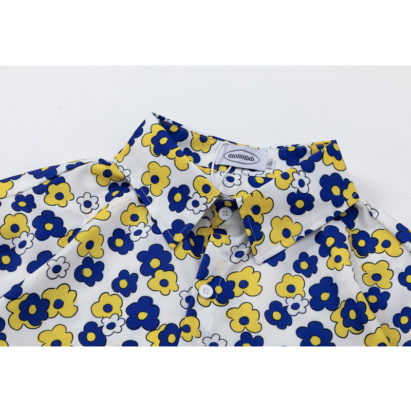 Floral print shirt in 3 colors