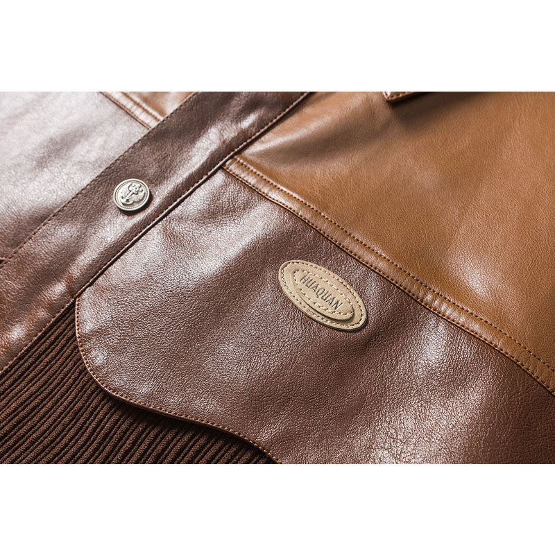 Corduroy embroidered shirt collar jacket