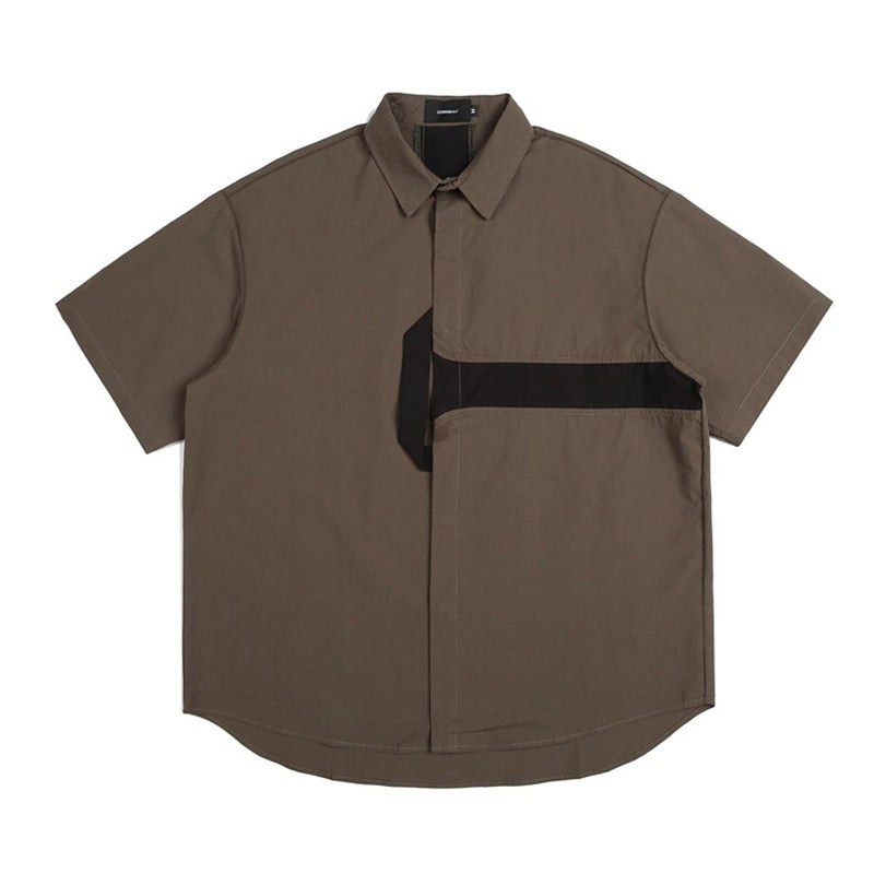 Choose from 3 colors of cotton short-sleeved work shirts