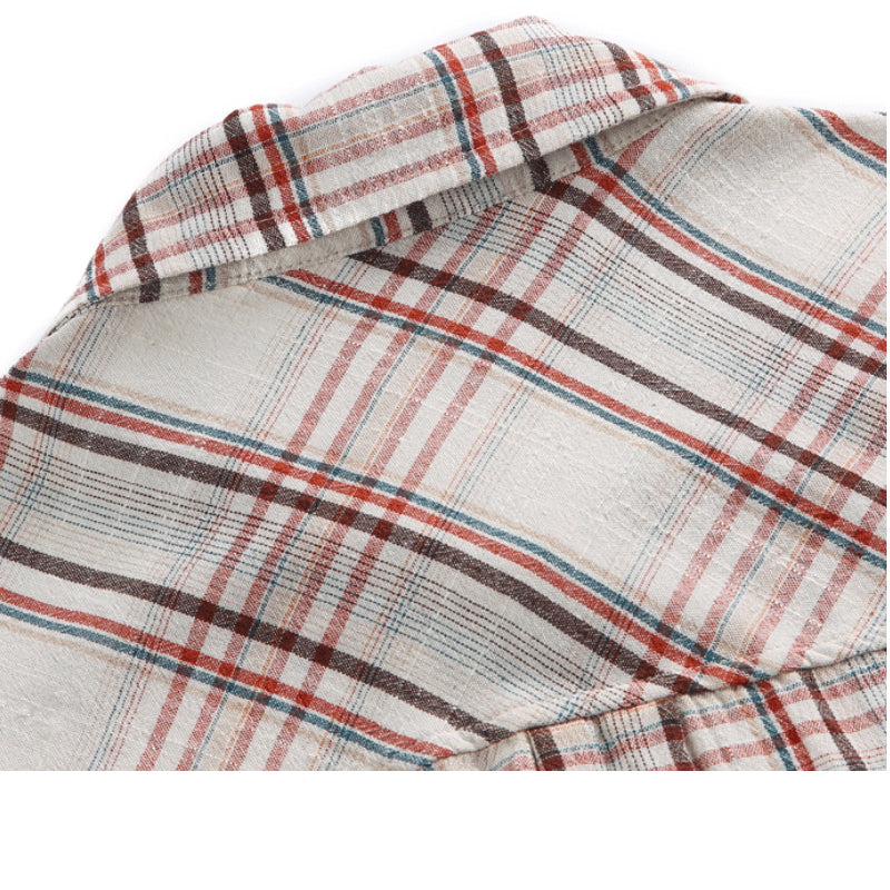 New summer multi-pocket short-sleeved work shirt