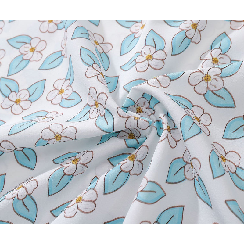New for summer: floral print short-sleeved shirt