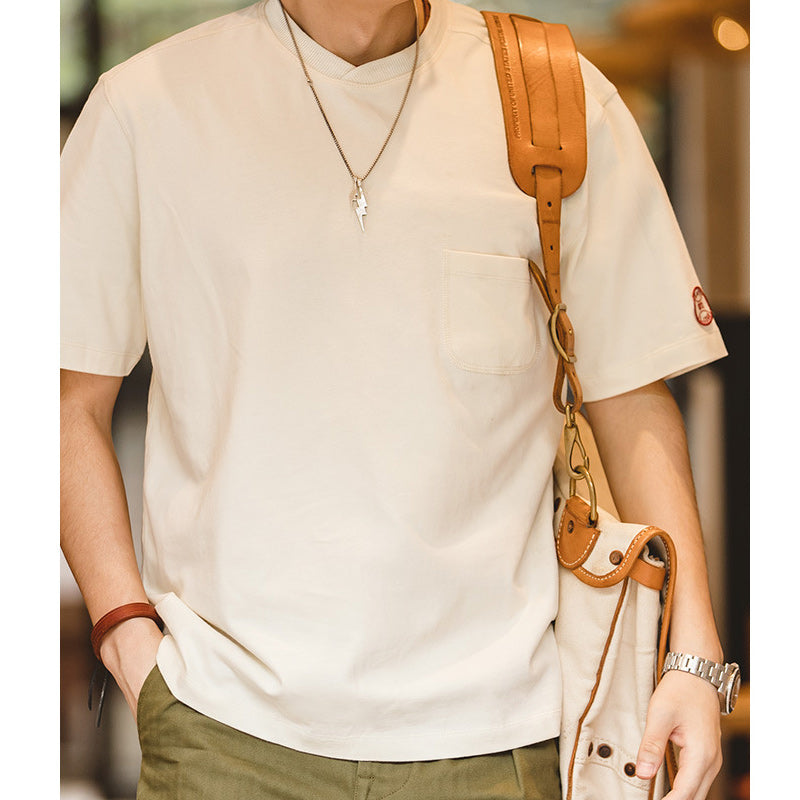 Vintage baseball collar T-shirt