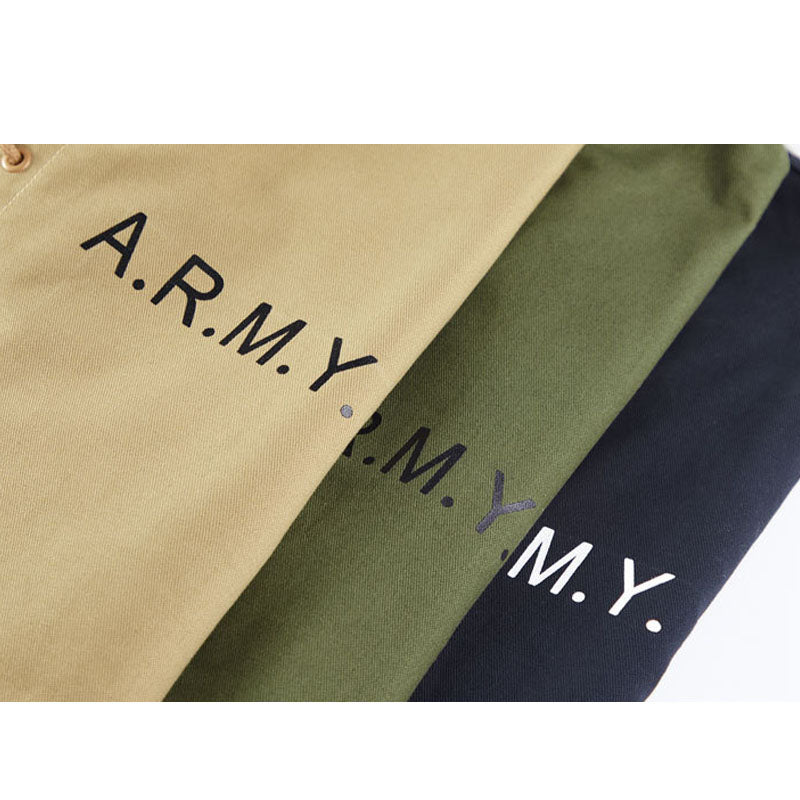 ARMY海軍防風フード付きスウエットパーカー