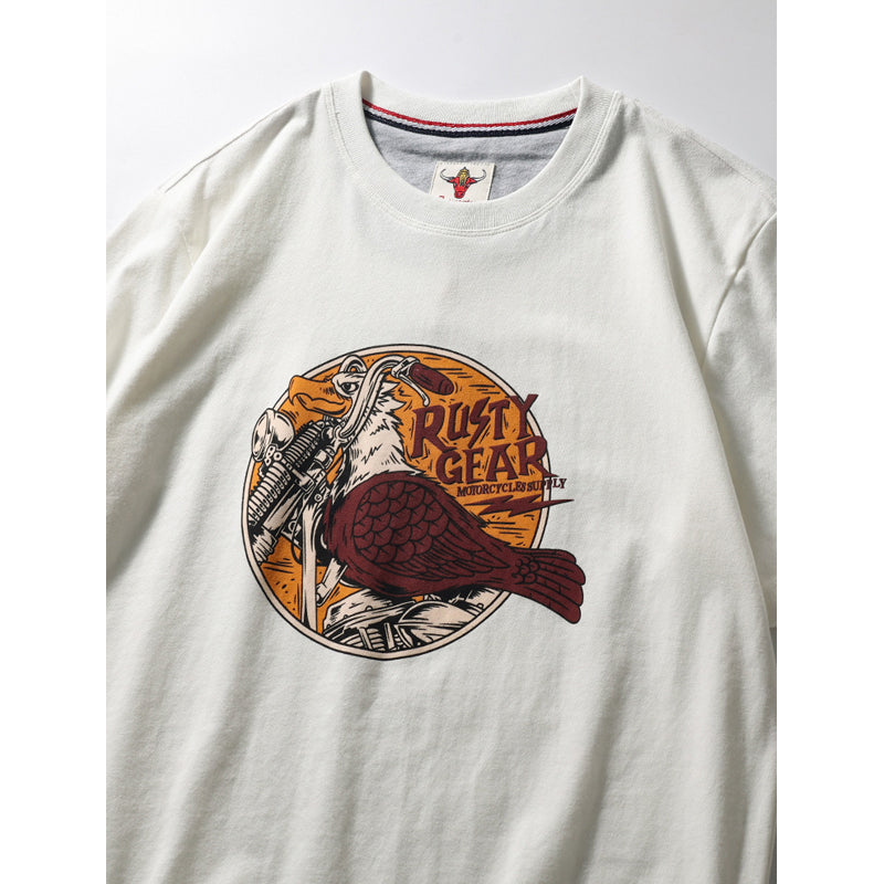Eagle Bike Summer New American Casual Print T-shirt
