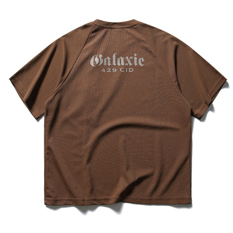 夏新作配色切替2色展開Tシャツ