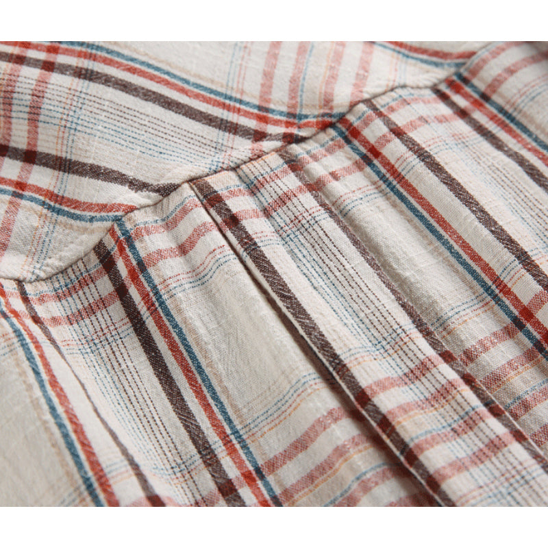 New summer multi-pocket short-sleeved work shirt