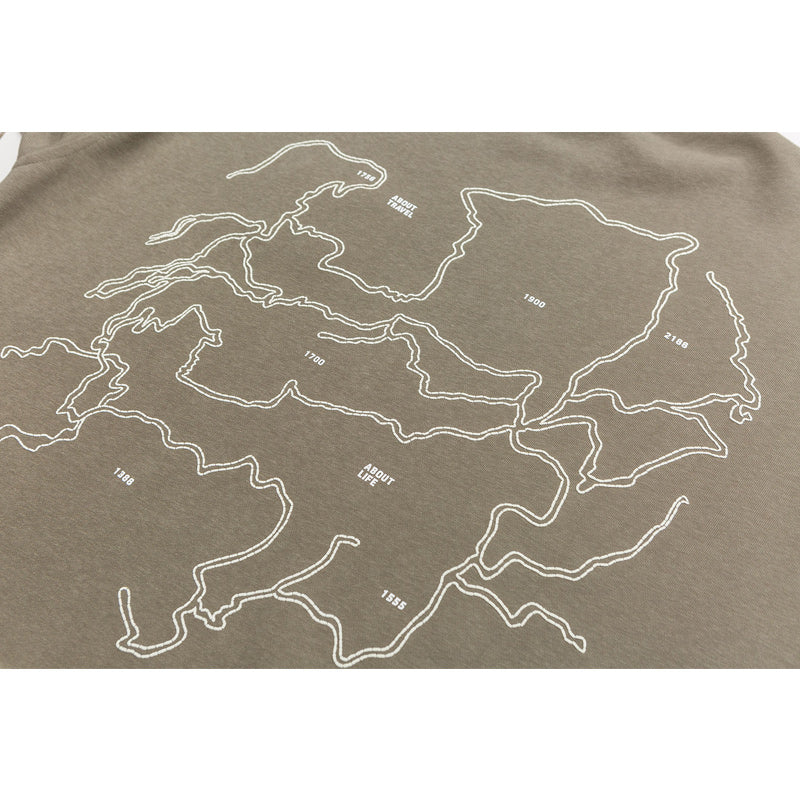 "M-5XL" Easy-to-match round neck print hoodie