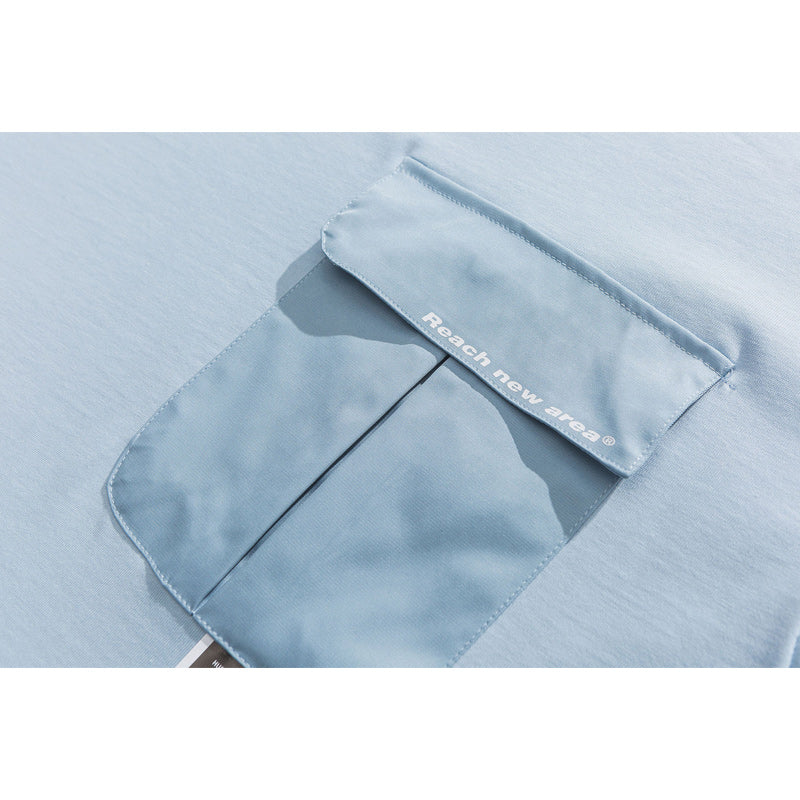 切り替え機能ポケット半袖Tシャツ