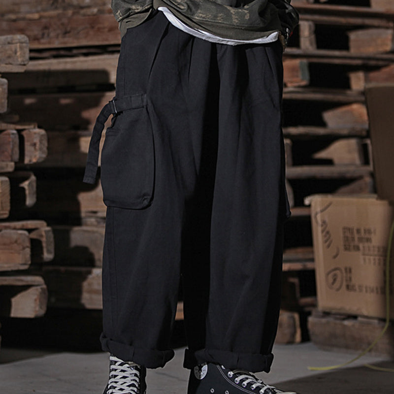 ゆったり Cityboy スウェット ワイド カーゴパンツ