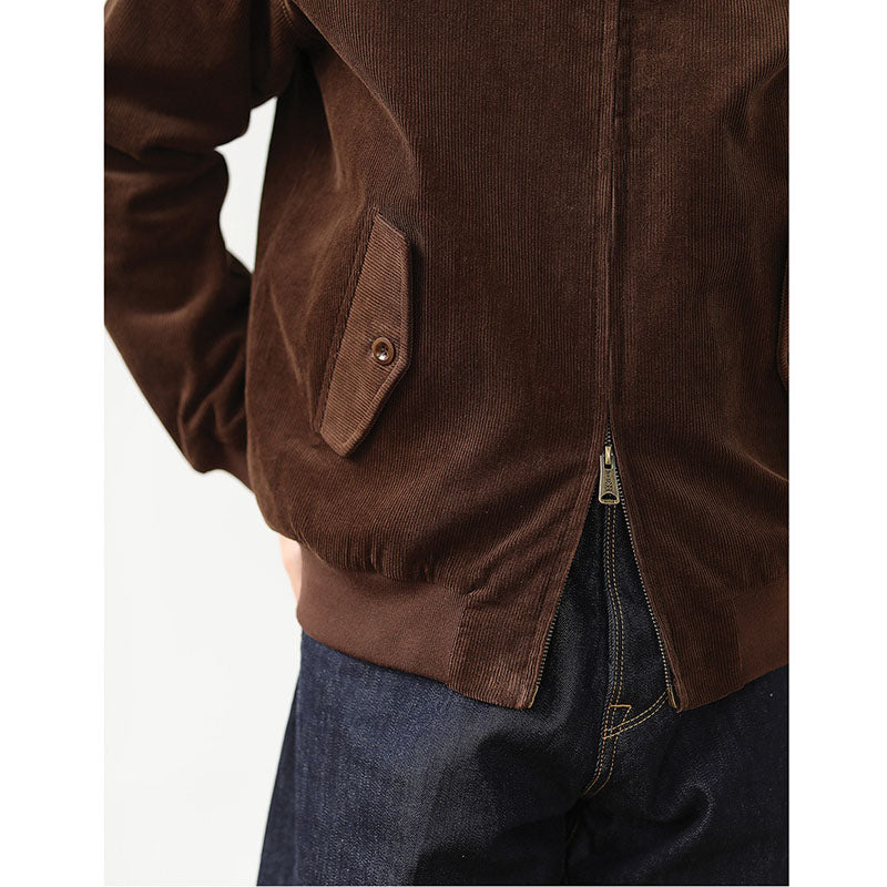 Corduroy G9 Stand Collar Harrington Jacket