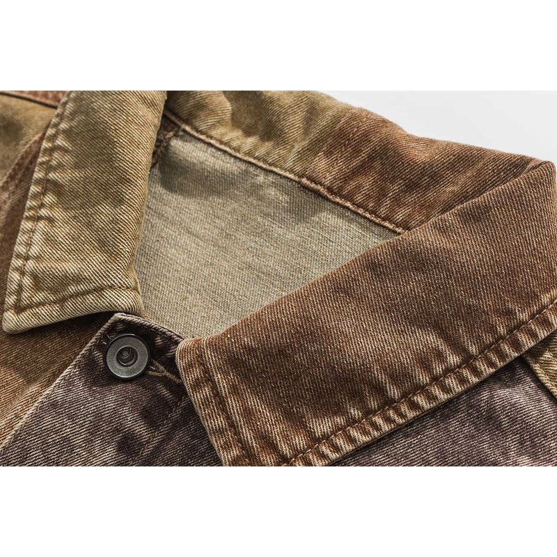 American casual retro wash jacket