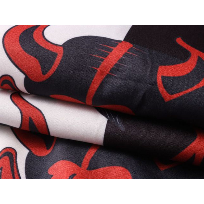 New for summer: Devil print short sleeve shirt