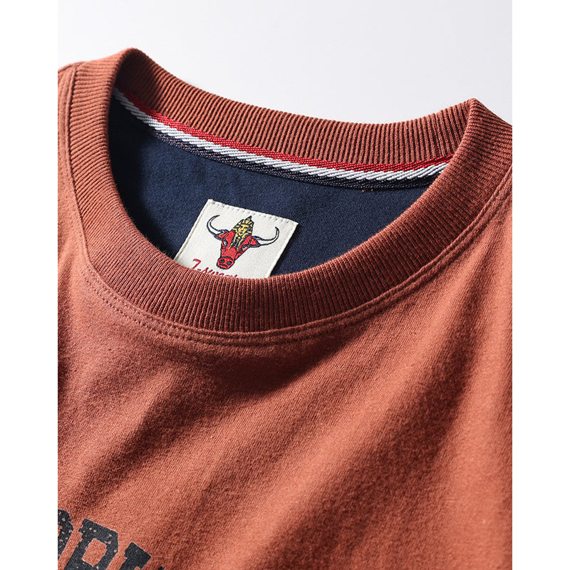 New summer American casual print T-shirt