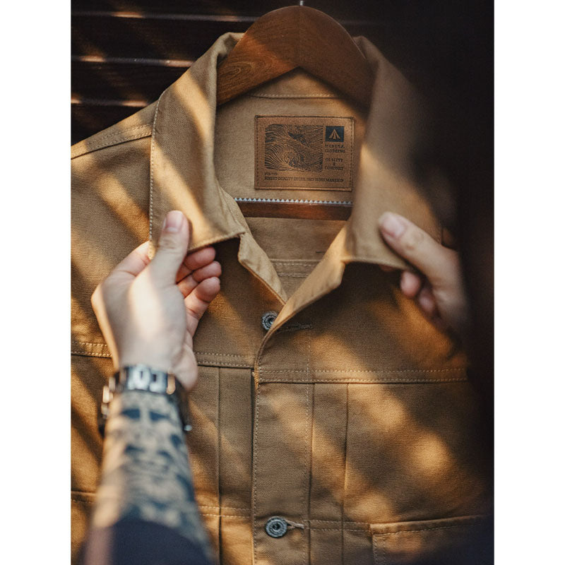 "West World" Canvas Launcher Jacket