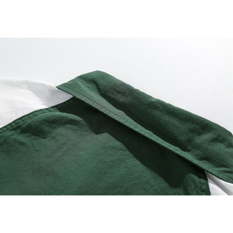 Retro style short sleeve shirt with pocket