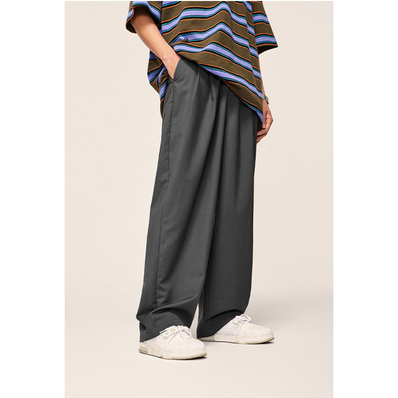 Loose Drape Casual Suit Pants