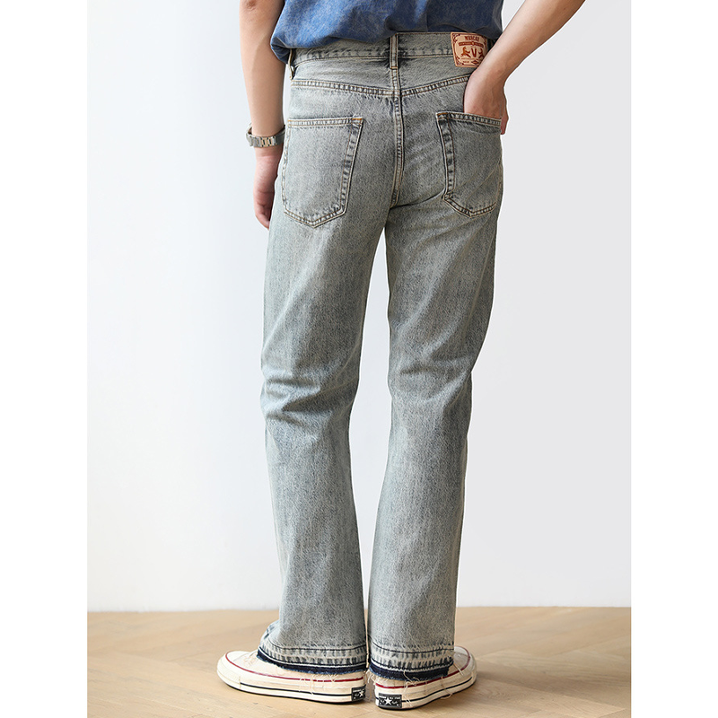 Bootcut denim pants