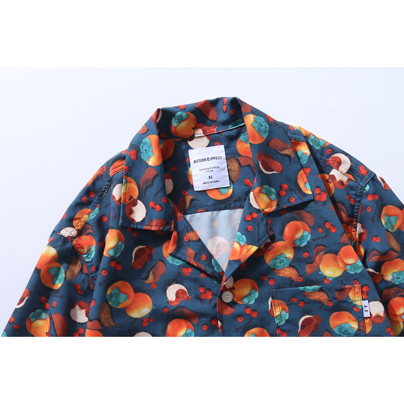 Vintage all-over print aloha shirt