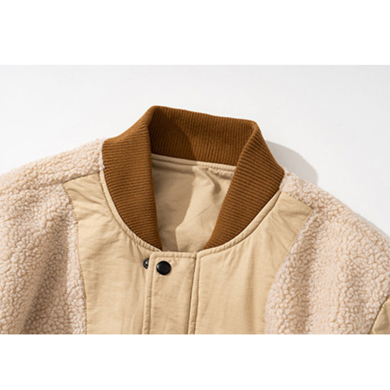 Lambswool Double-Sided Padded Clothing, Thick Coat, Jacket