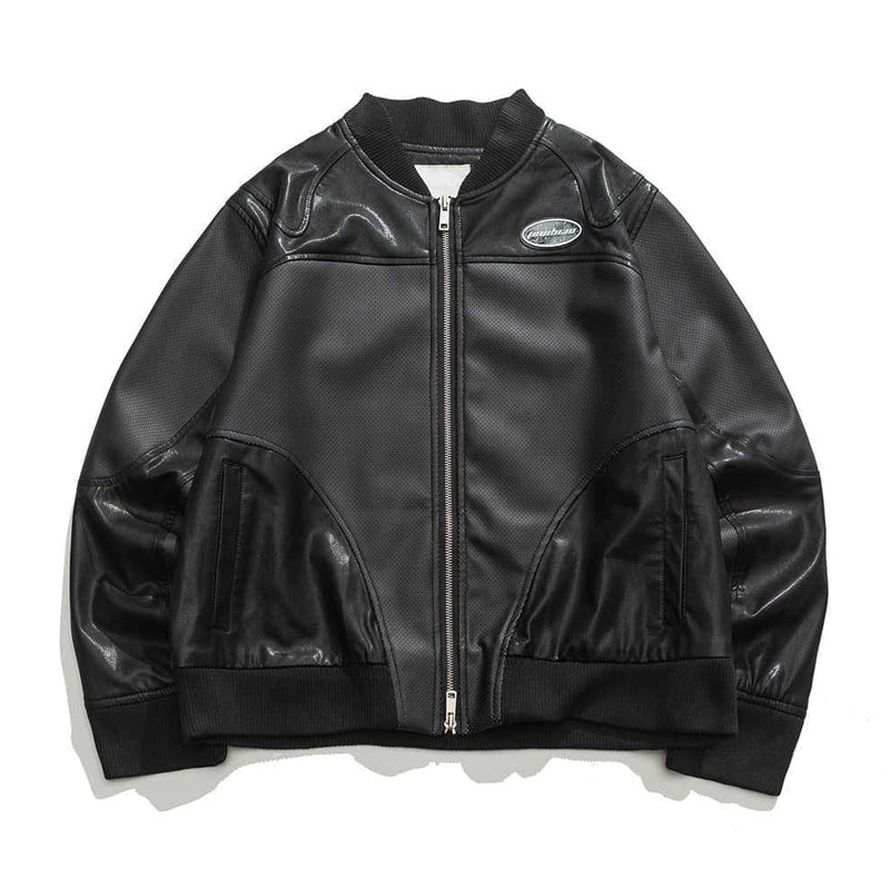 Switch coat, loose stand collar jacket