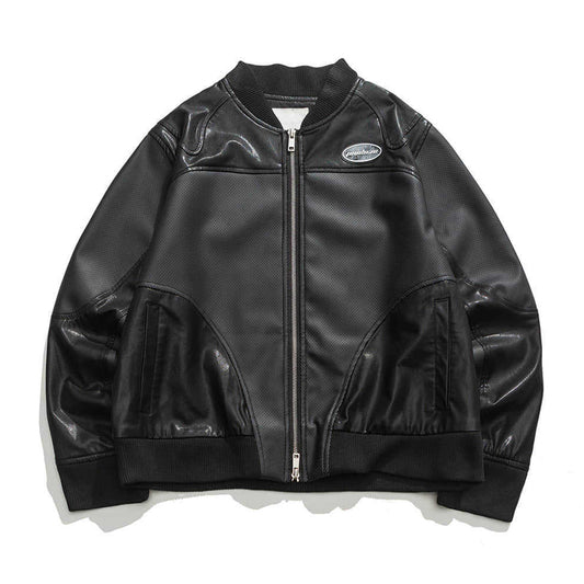 Switch coat, loose stand collar jacket