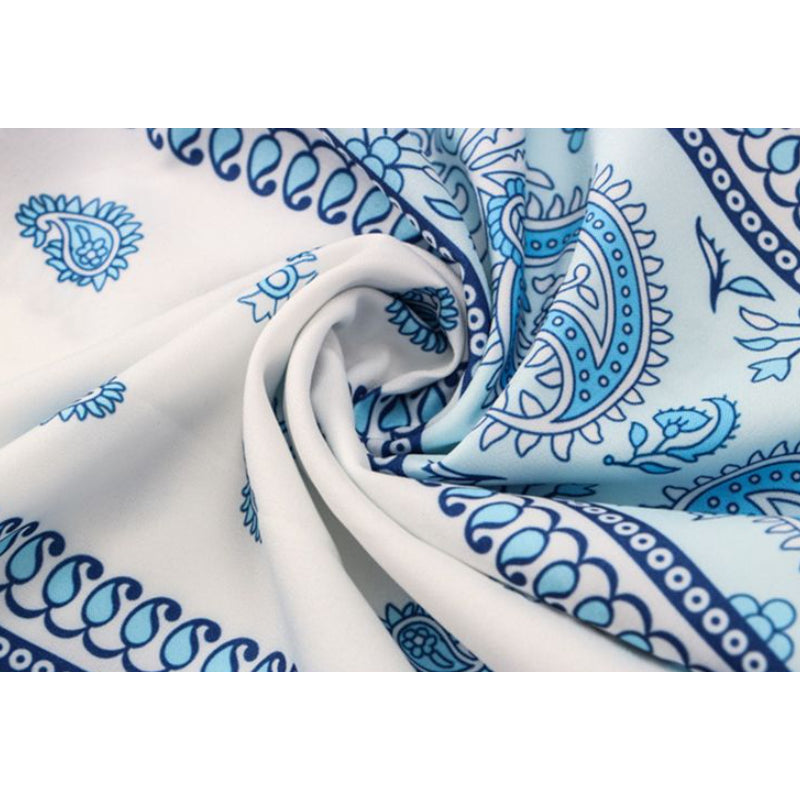 New for summer: ethnic print short-sleeved shirt