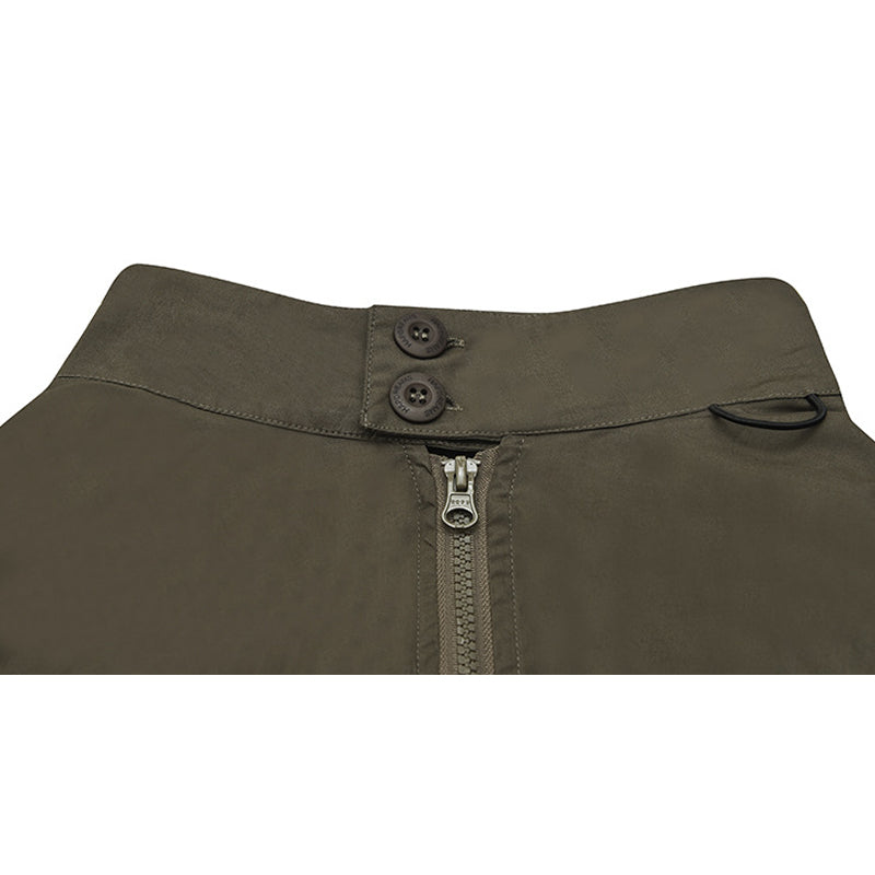 Retro, loose-fitting baseball jacket for outdoor casual wear