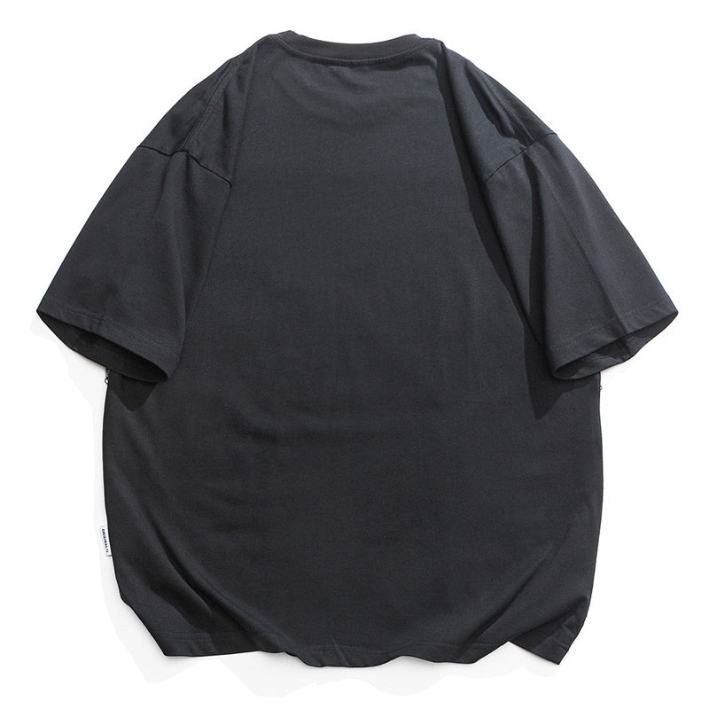 夏新作 3color 配色切替Tシャツ