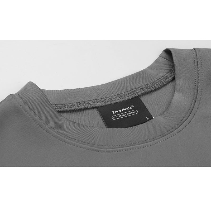 Quick-drying, non-iron functional pocket plain tee