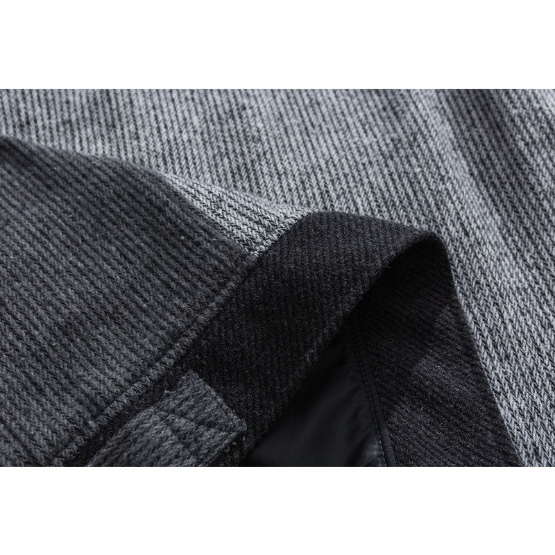 Loose-fitting alphabet embroidered jacket