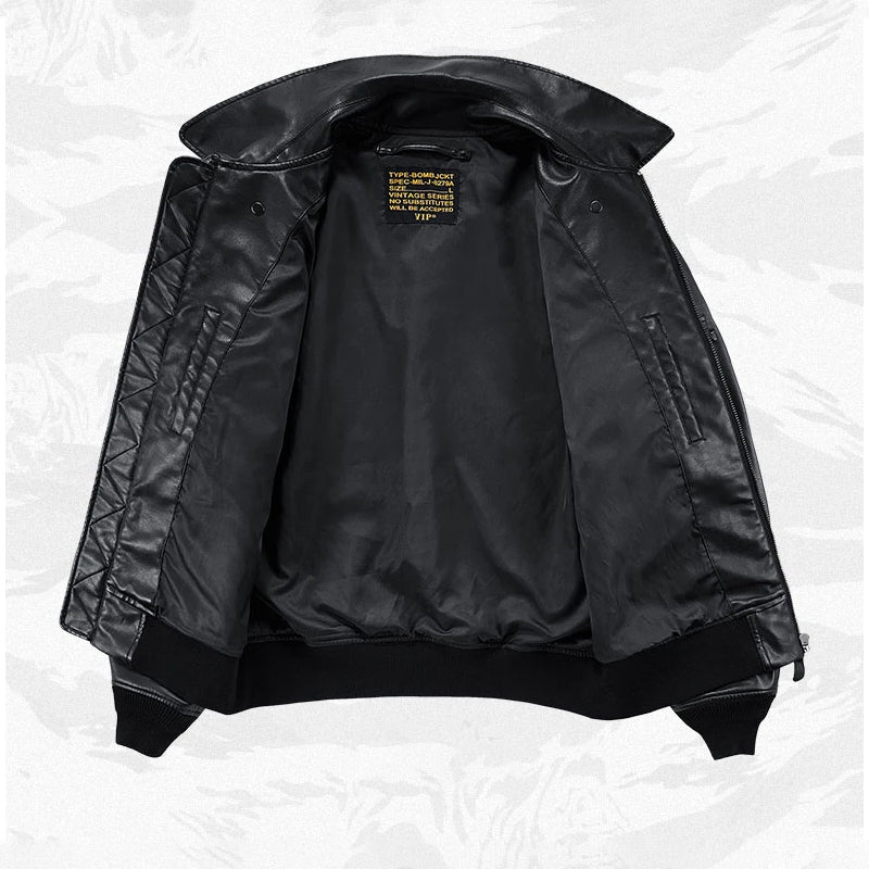 (CWU-45/P) MA-2 Leather Flight Jacket