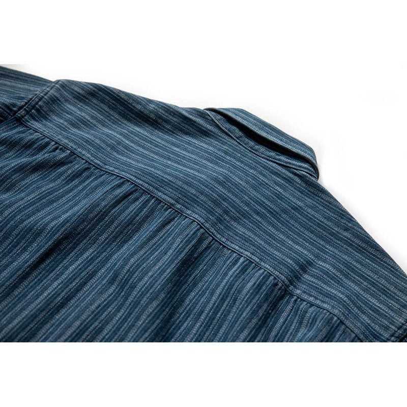 Vintage striped denim shirt