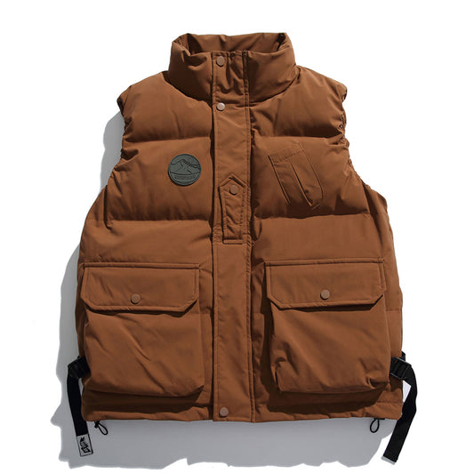 Outdoor wear, padded, warm, sleeveless, padded jacket/vest