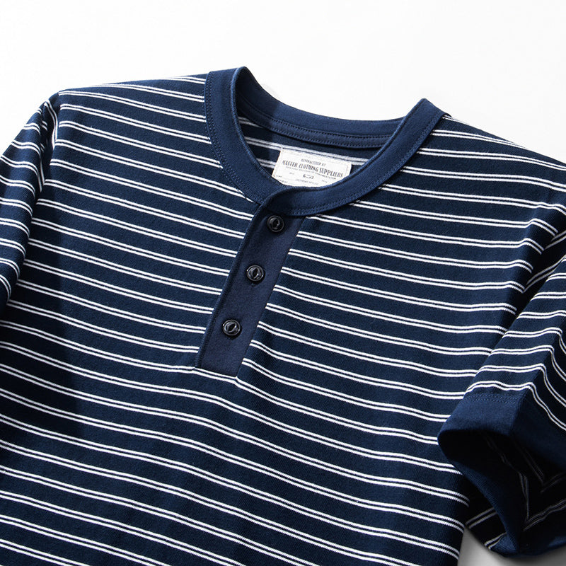 夏新作アメカジボーダーTシャツ henry shirt TEE