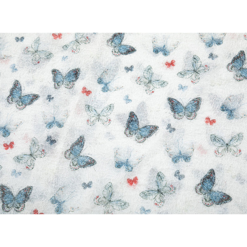 New for summer: Fringe butterfly print short-sleeved shirt