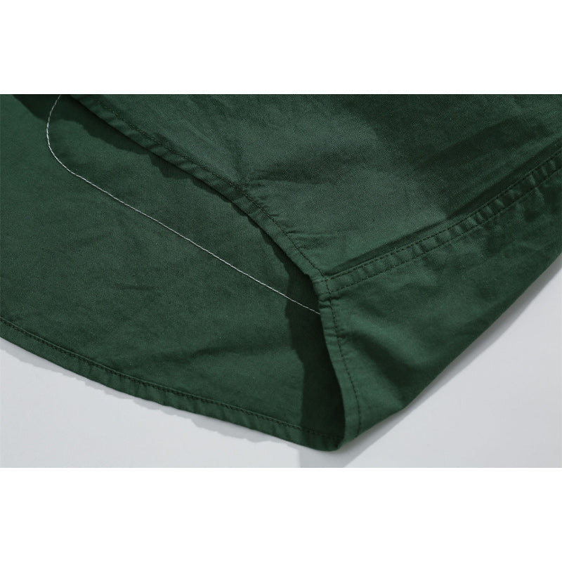 Retro style short sleeve shirt with pocket