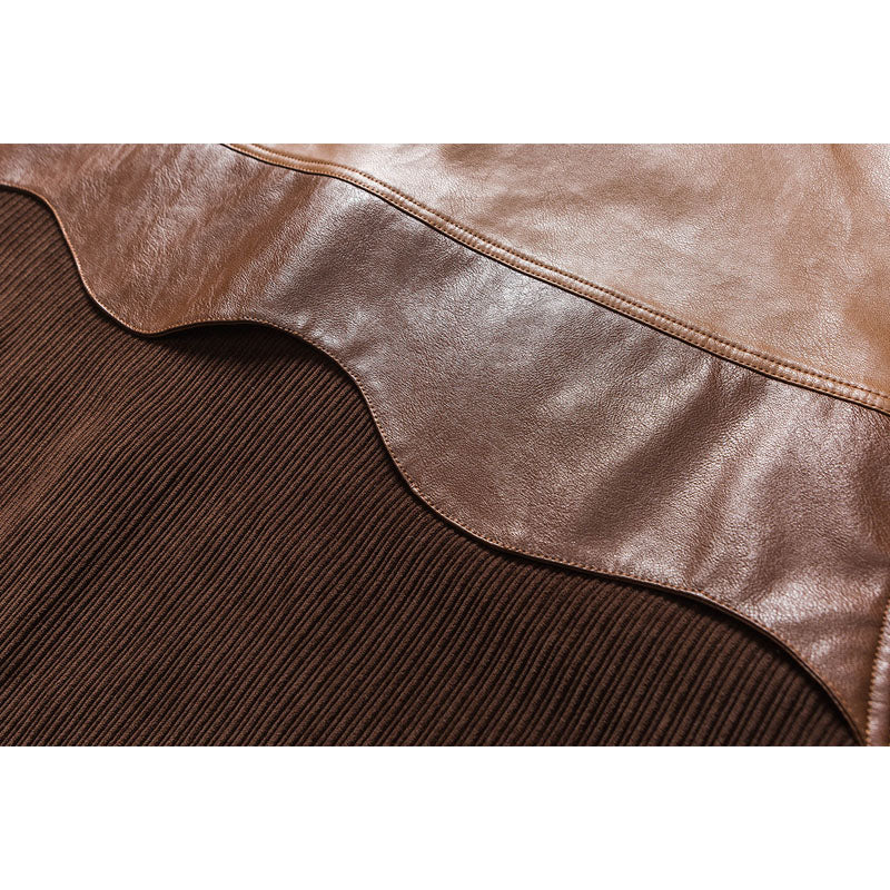 Corduroy embroidered shirt collar jacket